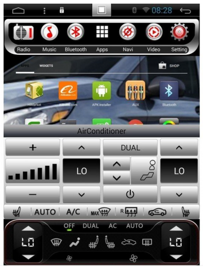 Ford B-Max, Tourneo, Transit, Courier Tesla-style GPS radio XXL Screen display monitor CarPlay and Android Auto