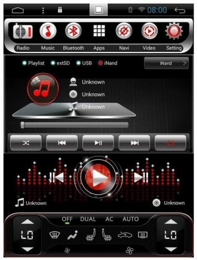 Ford B-Max, Tourneo, Transit, Courier Tesla-style GPS radio XXL Screen display monitor CarPlay and Android Auto