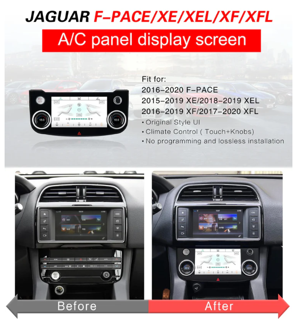 JAGUAR F-PACE XE CLIMA DIGITALE TOUCH LCD