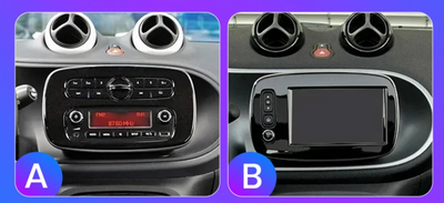 Carplay Smart 453 ANCHE PER NAVI DI SERIE 2016 Android Auto CARPLAY WIFI BLUETOOTH 4G MONITOR SCHERMO NAVIGATORE YOUTUBE