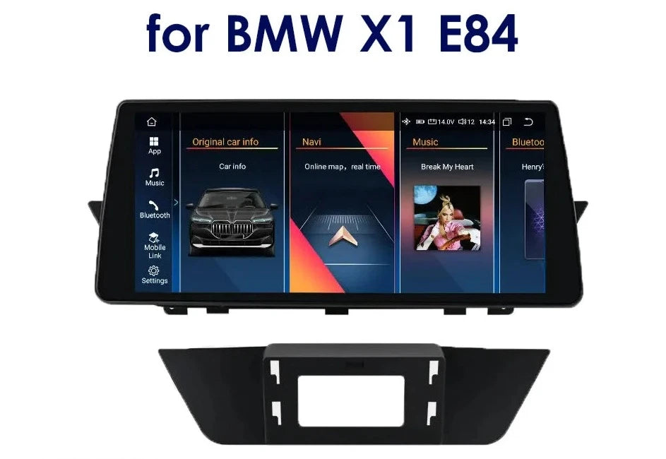 BMW X1 E84 2009-2015 8 core Android Radio android auto Apple Carplay monitor screen car Tablet navigator wifi wireless GPS usb 