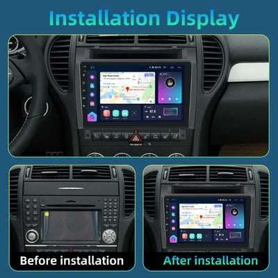 Mercedes-Benz SLK R171 DAL 2004 Android Radio GPS  Carplay