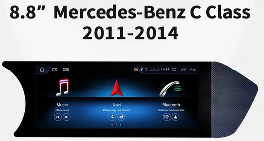 Mercedes W204 2011-2014 WIFI 4G SIM BT GPS ANDROID CARPLAY