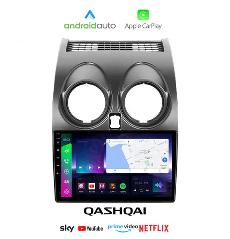 Nissan Qashqai J10 2006-2013 9" 8GB/128GB Android GPS BT