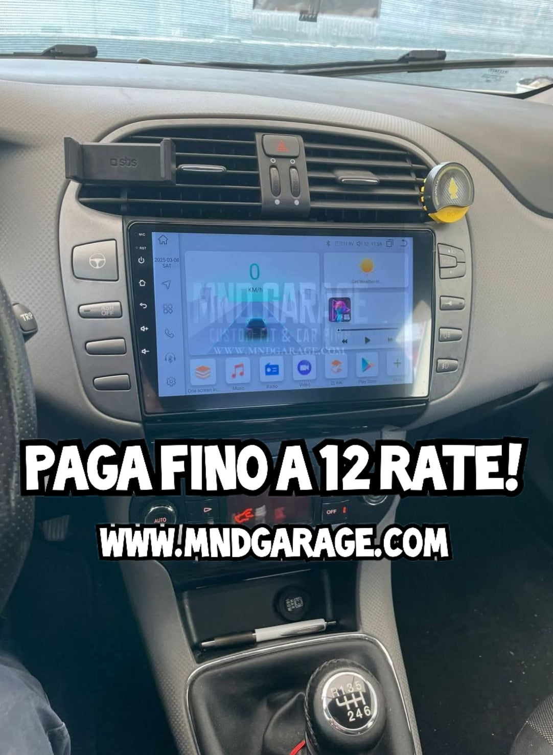 FIAT BRAVO 2006-2014 | CARTABLET 9 POLLICI ANDROID | APPLE CARPLAY ANDROID AUTO | GPS NAVIGATORE AUTORADIO USB WIFI 4G