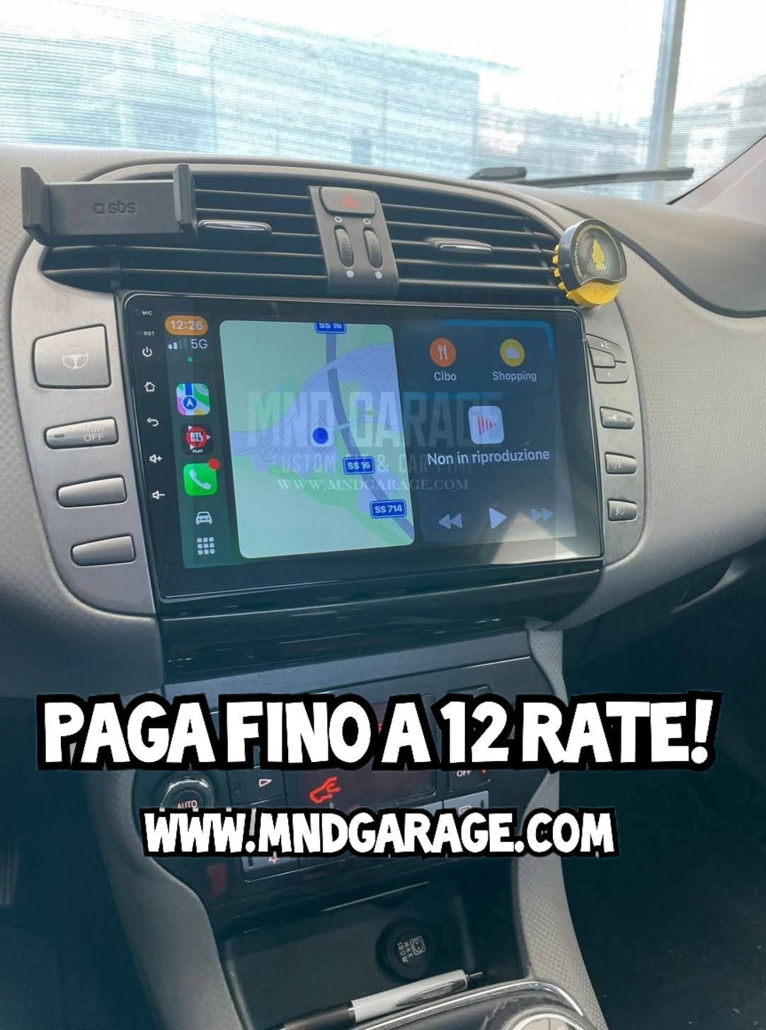 FIAT BRAVO 2006-2014 | CARTABLET 9 POLLICI ANDROID | APPLE CARPLAY ANDROID AUTO | GPS NAVIGATORE AUTORADIO USB WIFI 4G