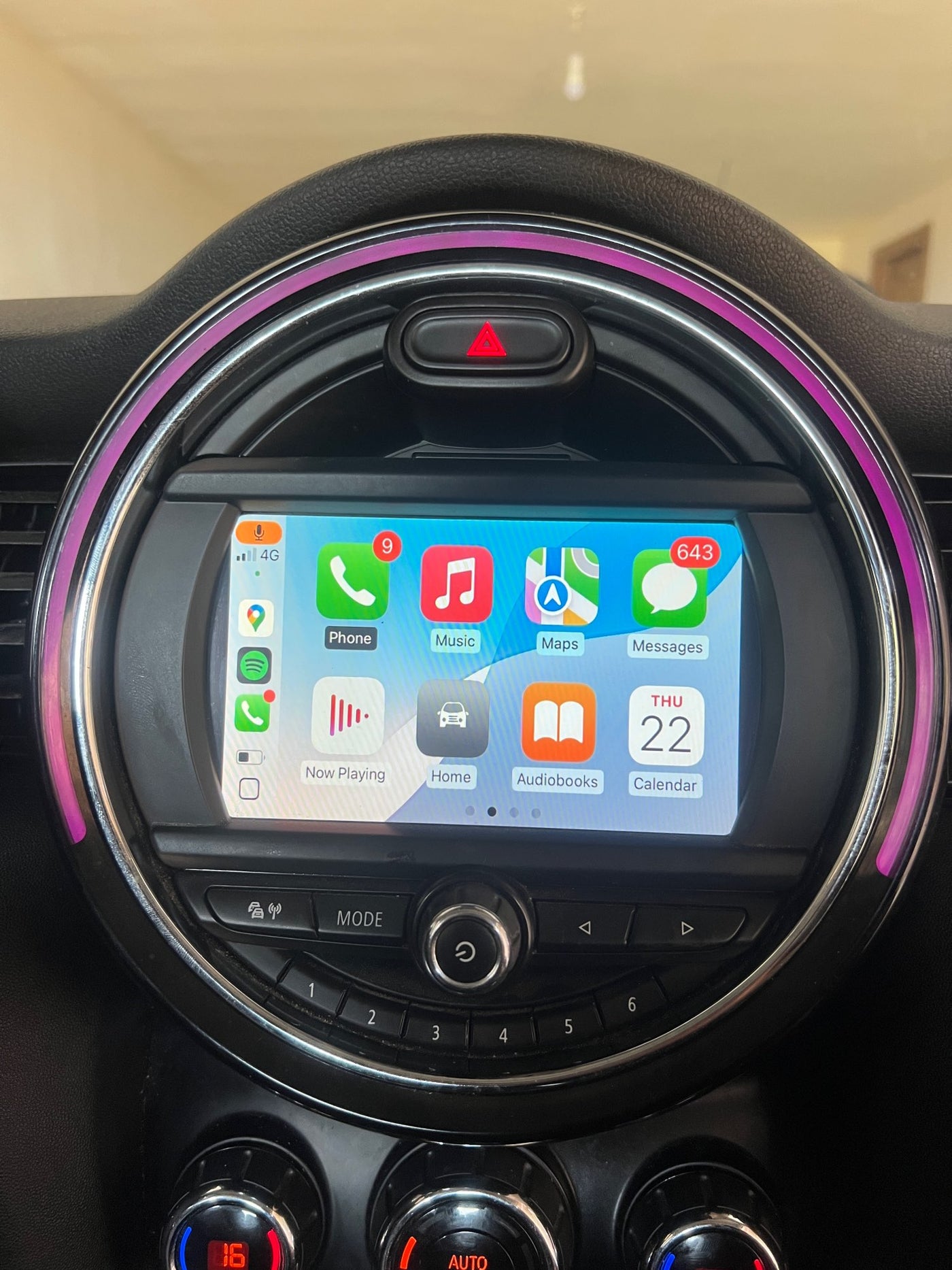 MINI 2008-2023 Apple CarPlay Android Auto nbt evo box interface