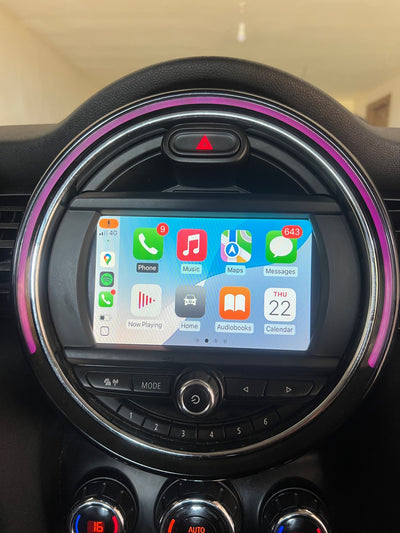 MINI 2008-2023 Apple CarPlay Android Auto nbt evo box interface