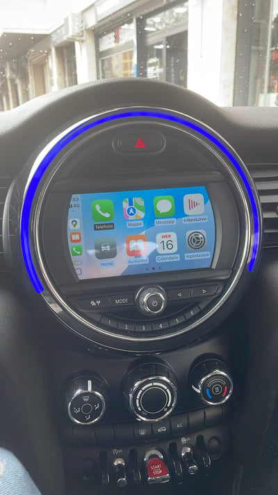 MINI 2008-2023 Apple CarPlay Android Auto nbt evo box interface
