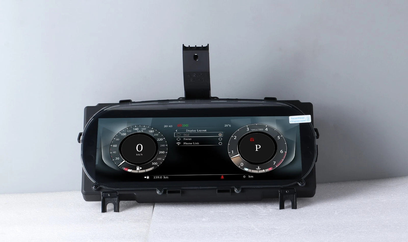 JAGUAR F-PACE XE VIRTUAL COCKPIT ULTRA CLEAR 12.3" DIGITAL CLUSTER CONTAKM