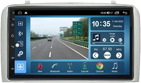 alfa romeo 147 carplay android auto monitor navigatore schermo 7 pollici 7" mascherina frame display