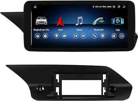 Mercedes-Benz E CLASS W212 2009-2016 GPS WIFI SIM DSP 1920*720 12.3" Android 14 Display Screen Car Radio Stereo 